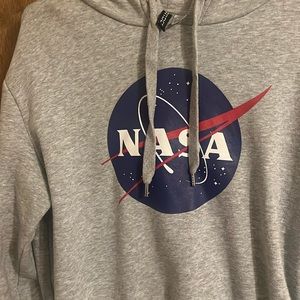 NASA crop hoodie